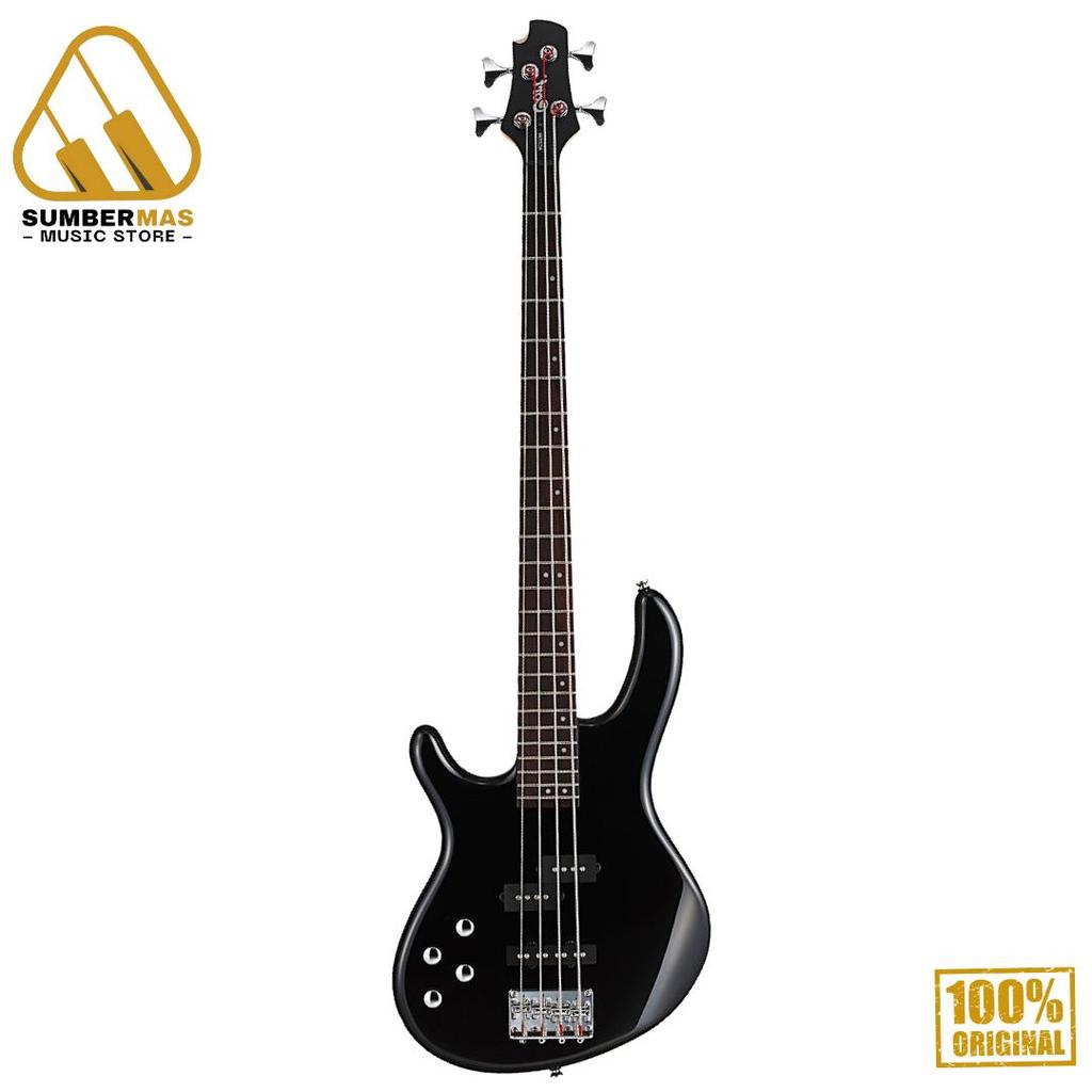 Cort Action Bass Plus LH-BK Left Handed Electric Guitar Bass 4-String, Black - Gitar Bass Kidal Elek