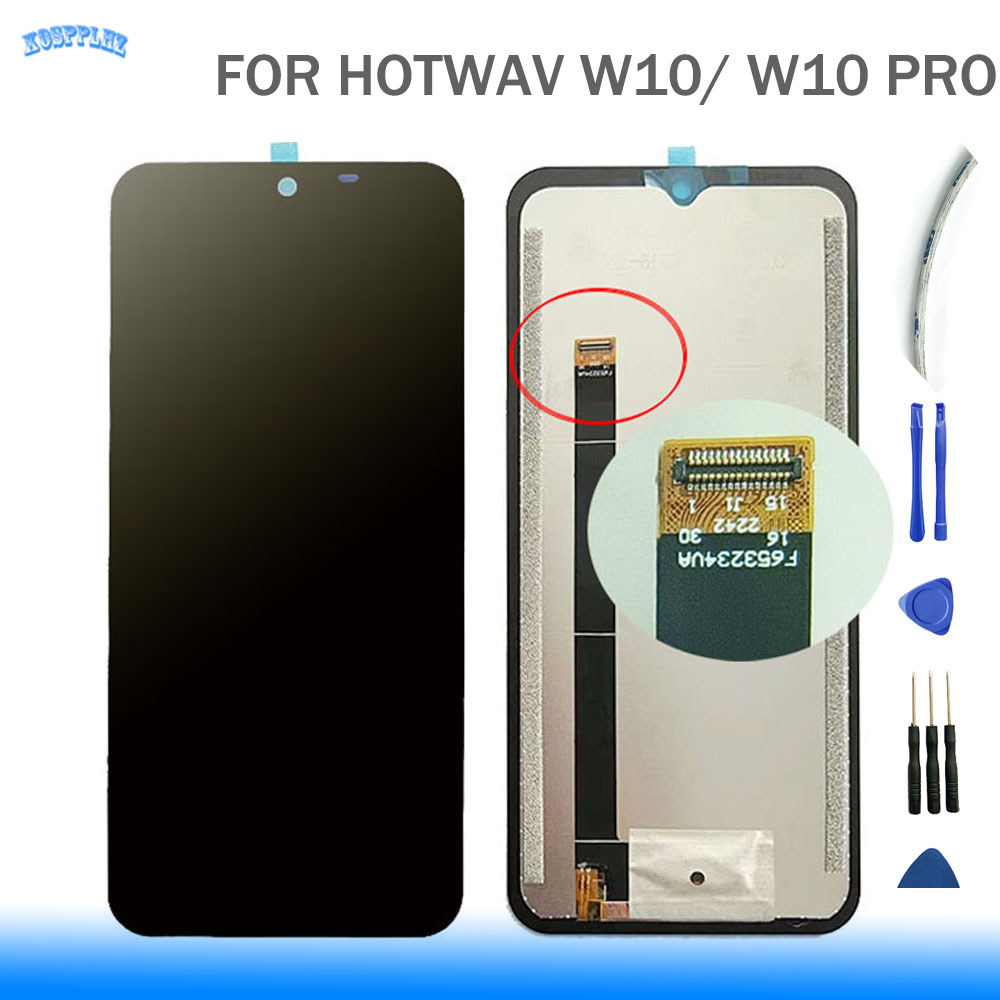 New  For HOTWAV W10 W10 Pro LCD splay Tou Screen gitizer Assembly 100% Test W10PRO gitizer Assembly 