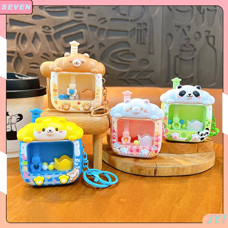 [Ready Stock]Gantungan Kunci Mesin Boneka Mini Yang Menarik / Gantungan Kunci Mesin Tangkap Bola Uni