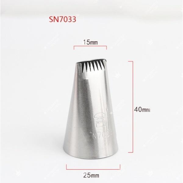 Sanneng SN7033 - Pastry Tip - Spuit Buttercream Stainless