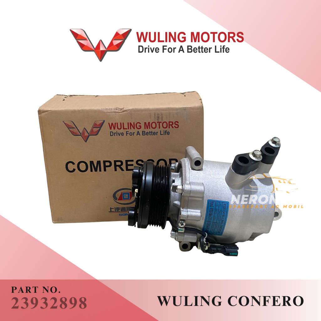 KOMPRESOR AC MOBIL WULING CONFERO COMPRESSOR WULING CONFERO WULING ASLI 23932898