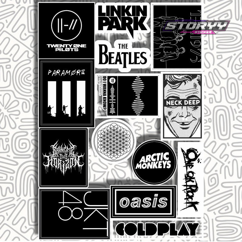 Sticker BAND Paramore || stiker hp band