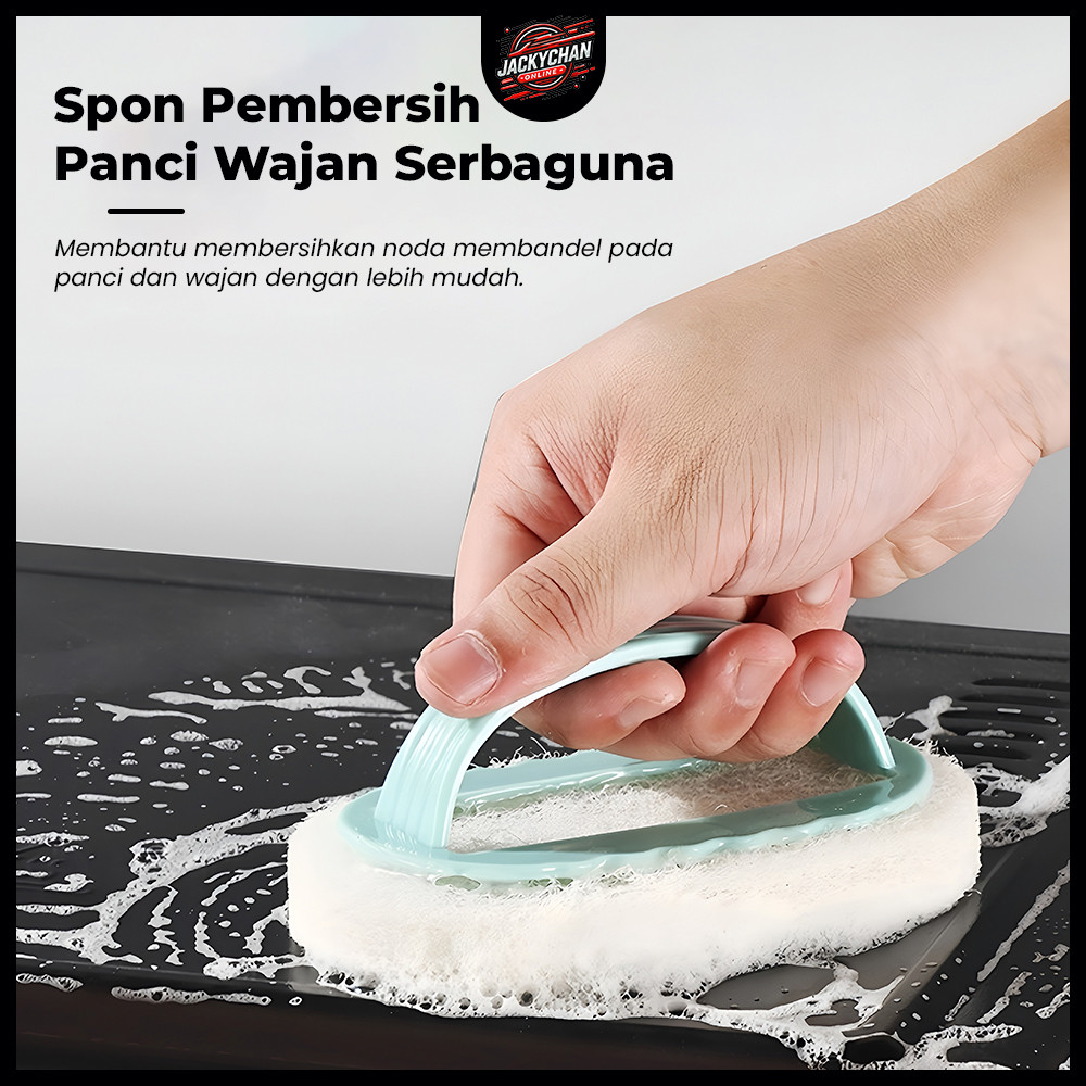 JC Sikat spon pembersih panci wajan serbaguna sponge wipe