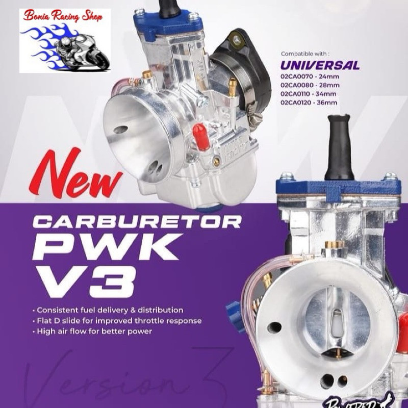 Karbu Karburator Uma Racing  24 28 30 32 34 36 Original