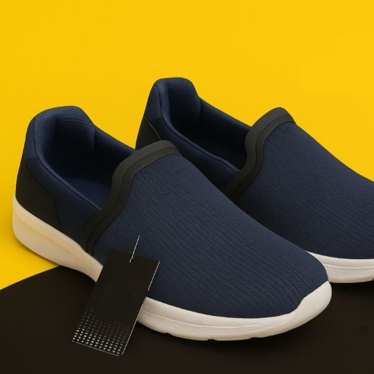 SEPATU SLOP PRIA NEW ERA ORI SEPATU SLIP ON COWOK SIMPEL MODEL SLIPON SEPATU BIRU RINGAN MURAH COD