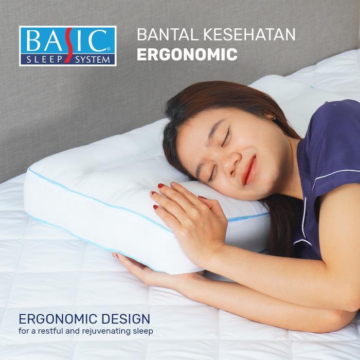 BASIC Springbed Bantal Kesehatan Ergonomic