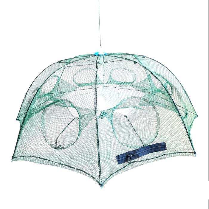 Perangkap Bubu Payung 6 Dan 8 Lubang Alat Jaring Pancing Jala Ikan - 6lubang