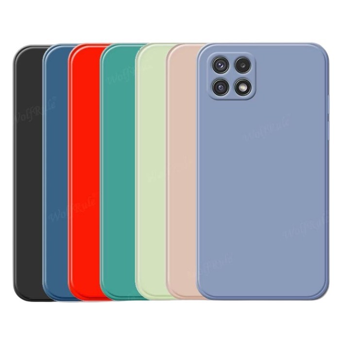 Soft Case Samsung Galaxy A22 5G Silikon Slim Skin Macaron