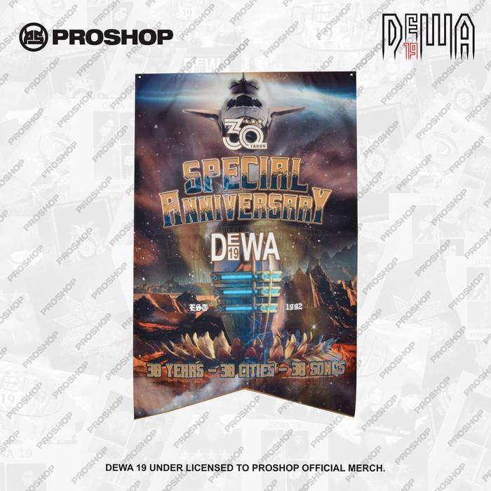 PROSHOP | 30TH DEWA 19 FLAG | BENDERA | FLAG | BENDERA DEWA 19