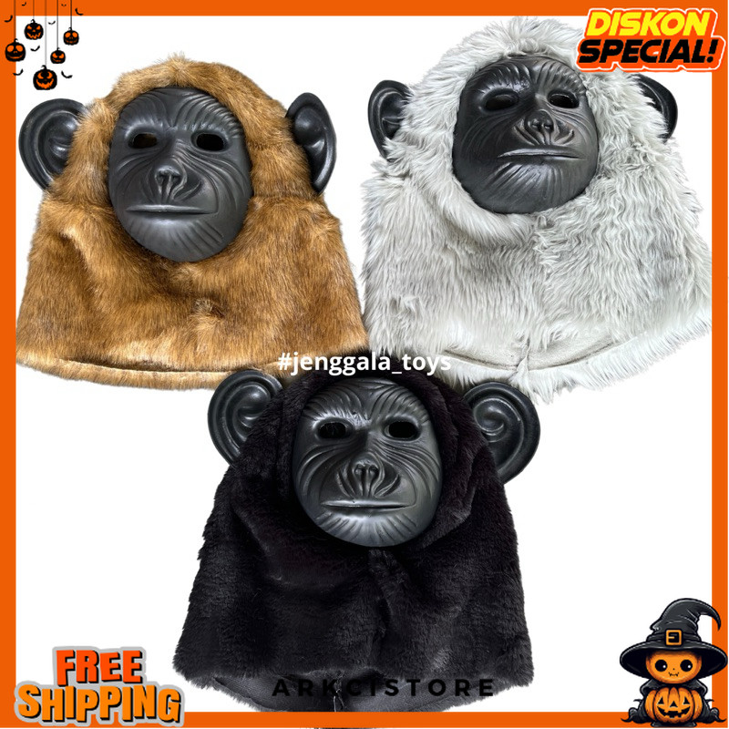 AS Topeng Monyet/Topeng Kera/Kostum Monyet/Ketek An 12.12