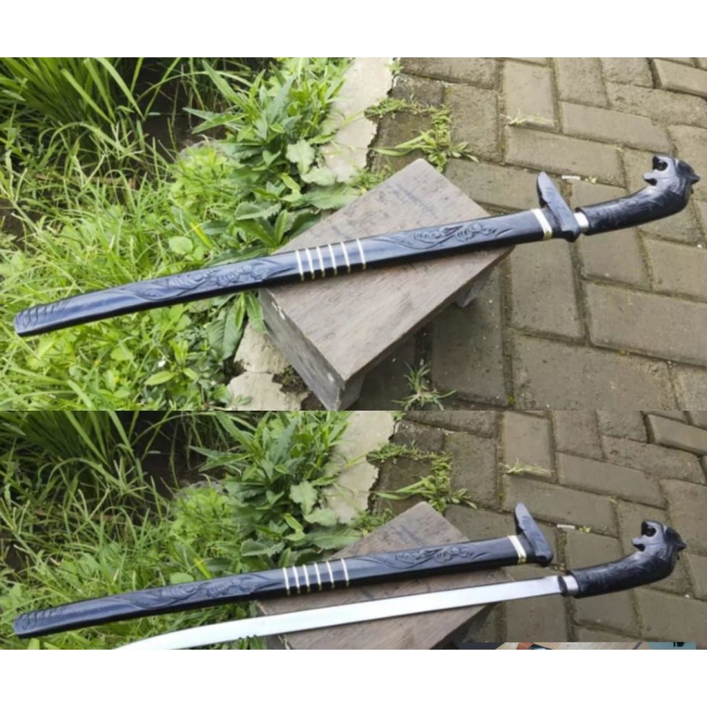 BELLA SC COD golok baja  tukang berkebun hitam macan baja  buat tebas