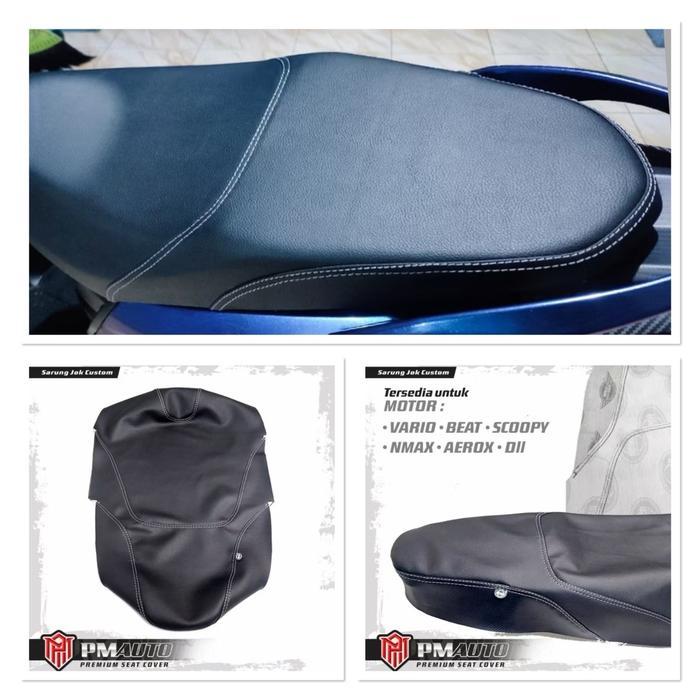 Sarung Jok Kulit Jok Motor Bahan Mbtech - Vario 125/150 Led