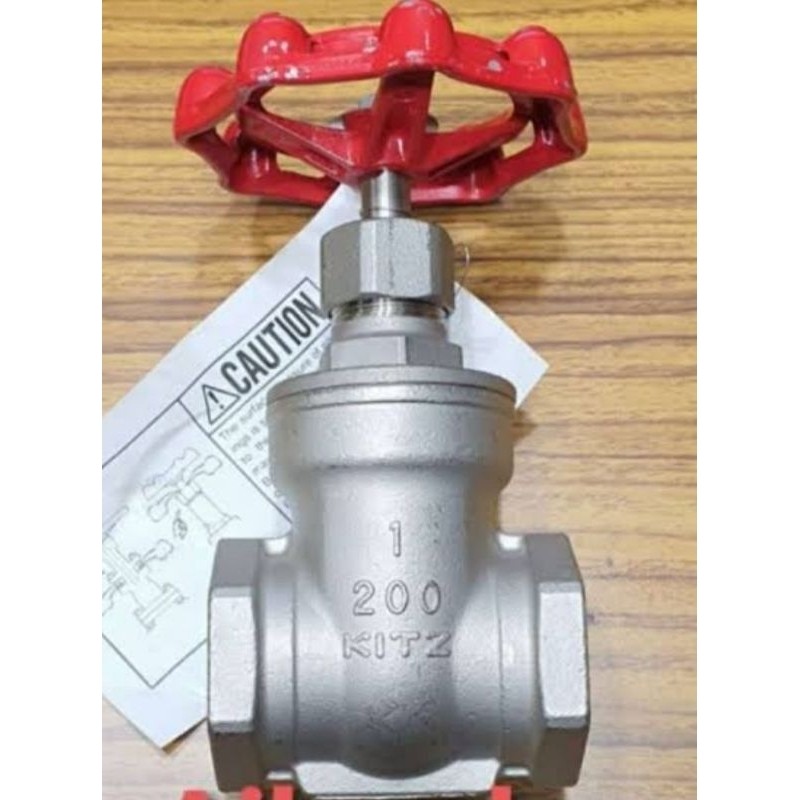 Gate valve kitz stainless SS 304 1/2" inch
