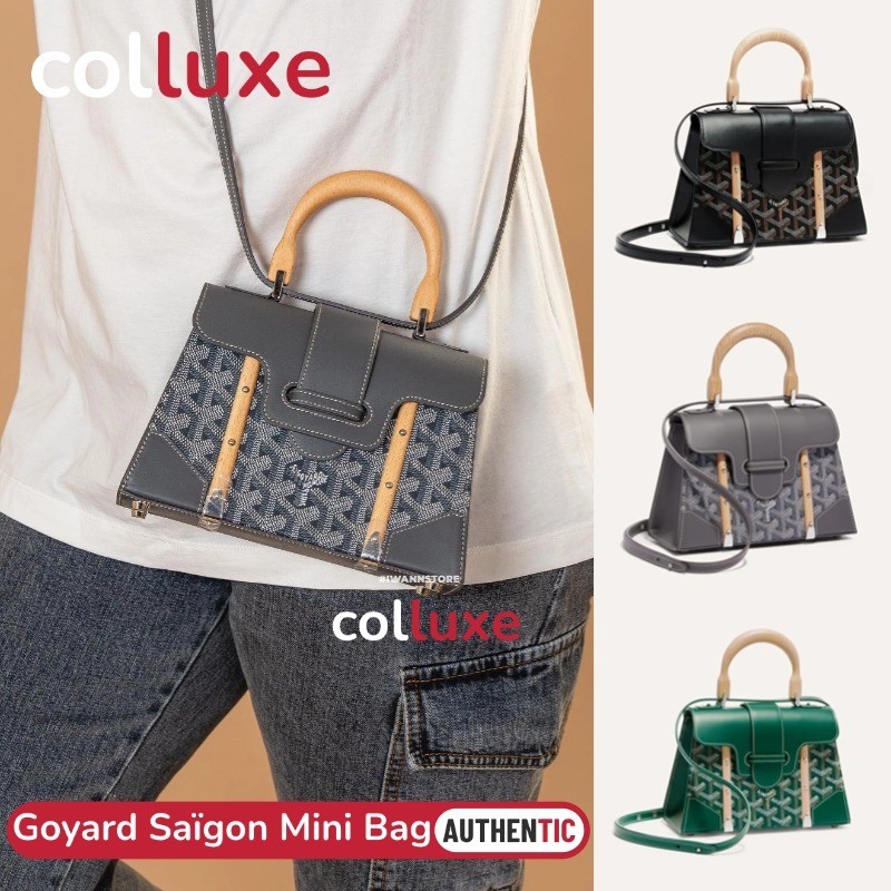 Menyediakan resi New Goyard Saïgon Saigon Mini & Small Bag Tote Bag Goyardine CanvasTas Ruang Wanita