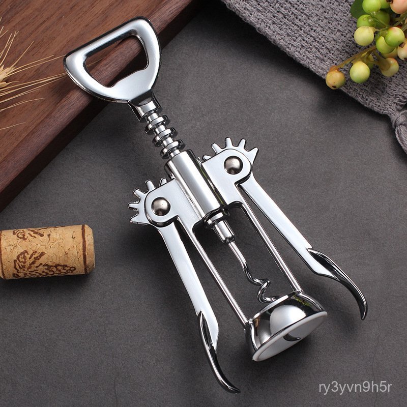 Creative Aluminum Alloy Wine Opener Simple Multifunctional Bottle Opener silver Wine Opener Wine Bot