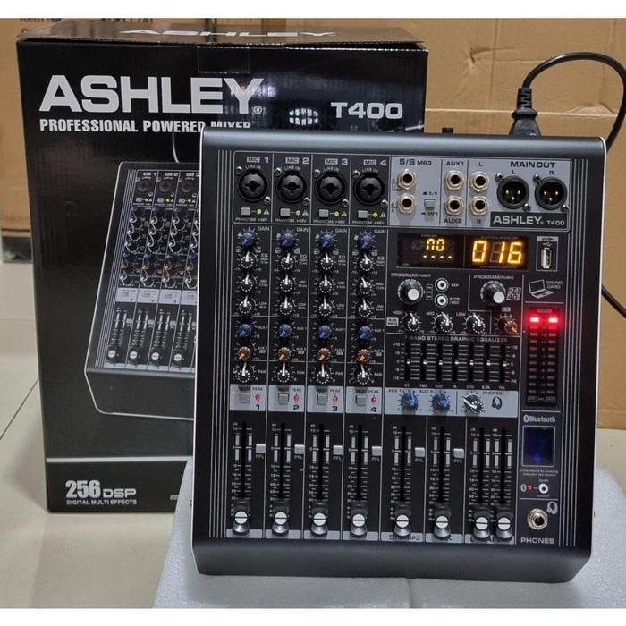 promo terbatas Power Mixer Ashley T400 T-400 T 400 MIXER POWER 4 Channel ORIGINAL