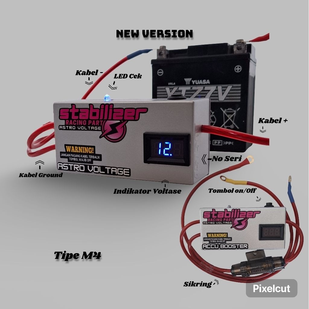 Ready Penghemat Bbm Stabilizer Aki Mobil Astro Voltage M4 Racing Original