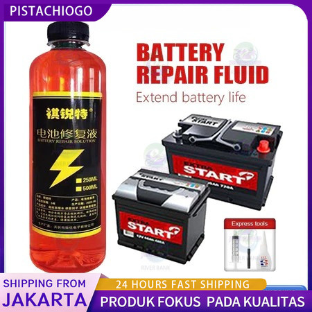 COD Aki Cairan Aki Air Elektrolit Air Aki  Kering Cairan Aki Sepeda Motor Cairan Perbaikan Aki Jual 