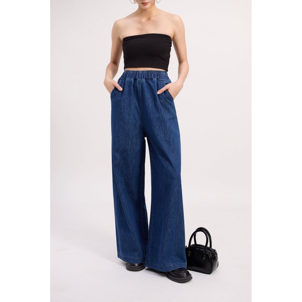 TLC - Blair Denim Long Pants | Women's Jean | Elastic Hem [Ready Stock]