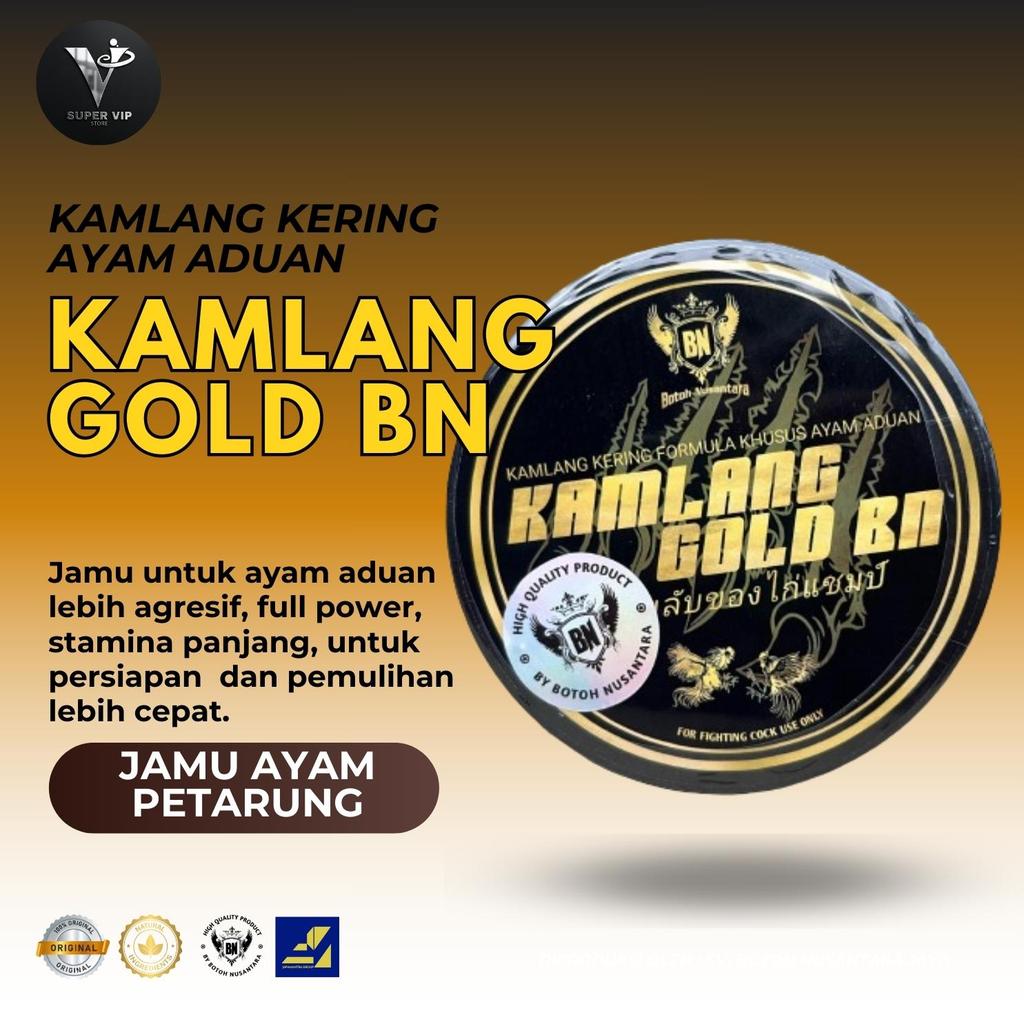 KAMLANG GOLD BN KAMLANG KERING jamu AYAM ADUAN UNTUK AYAM SIAP TARUNG DAN PEMULIHAN AYAM - BN