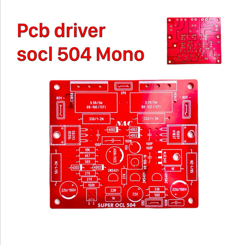 PCB Driver SOCL 504 Mono PCB OCL 504 PCB 504
