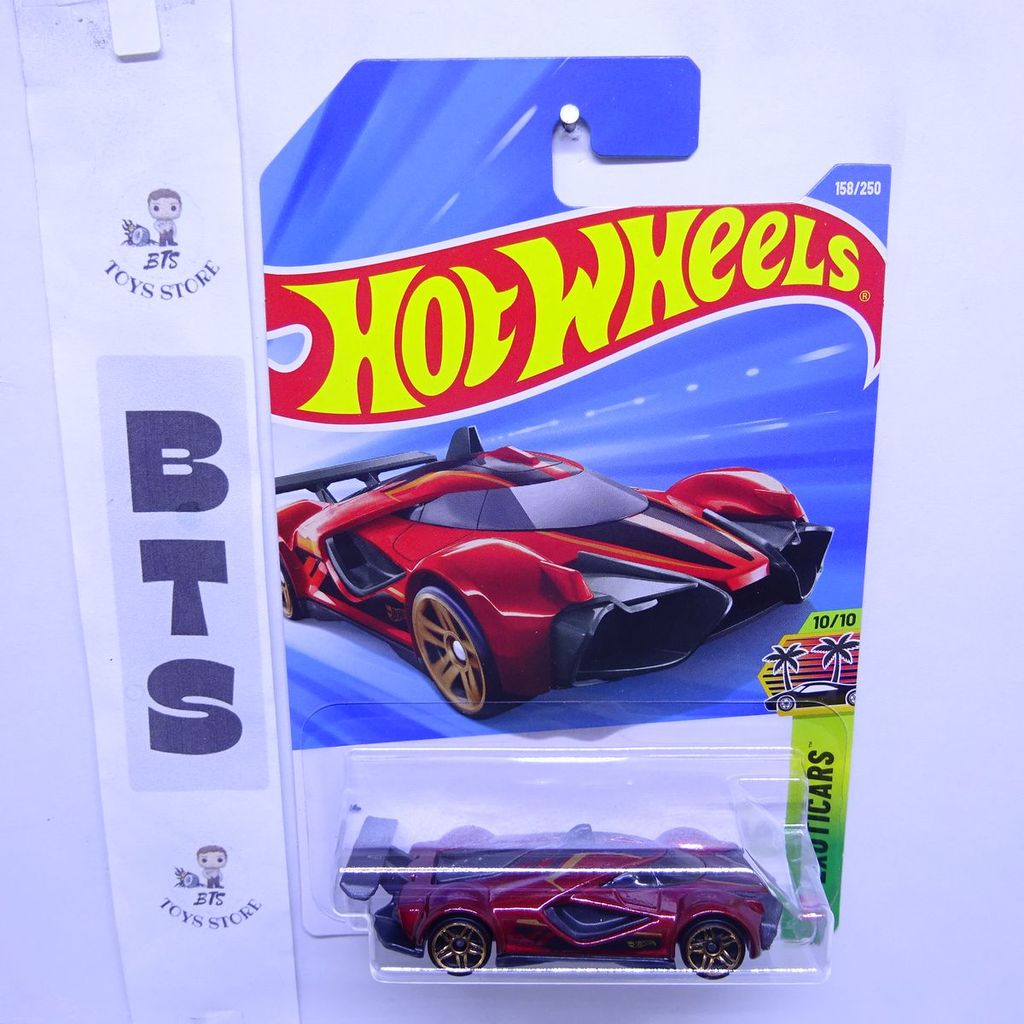 Hot Wheels Mach Speeder Hitam Merah