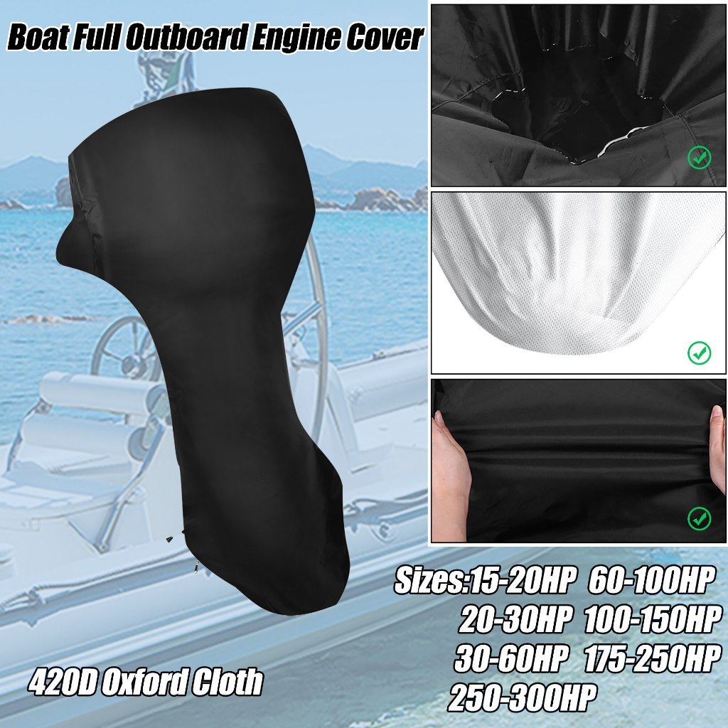 Boat Engine Cover Sarung Mesin Tempel  Penutup Cover Mesin Tempel