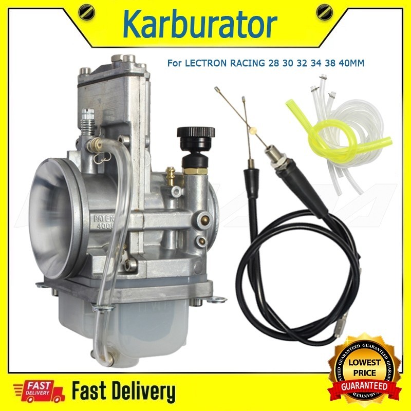 NEW!!Karburator Karbu For Lectron 28 30 30 32 34 36 38 40MM Copotan Normal Free Gas Spontan 2tak
