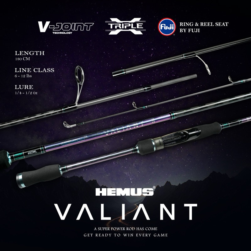 Joran Hemus Valiant 602 ML Medium Light Action