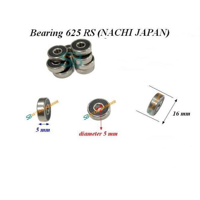 bearing 625rs nachi japan ball bearing 625RS NACHI jepang bearing 6252RS JEPANG Bearing Industri 625