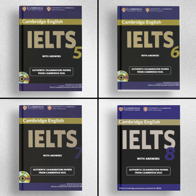 BUKU IELTS ACADEMIC 5,6,7,8 (BEST SELLER)