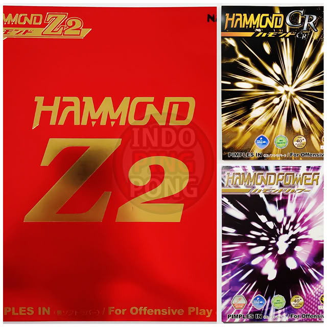 Nittaku Hammond Z2 CR Power 1.5 1.8 2.0 2.2 Special Custom Max Super Thick Middle Ringan Tipis Mediu