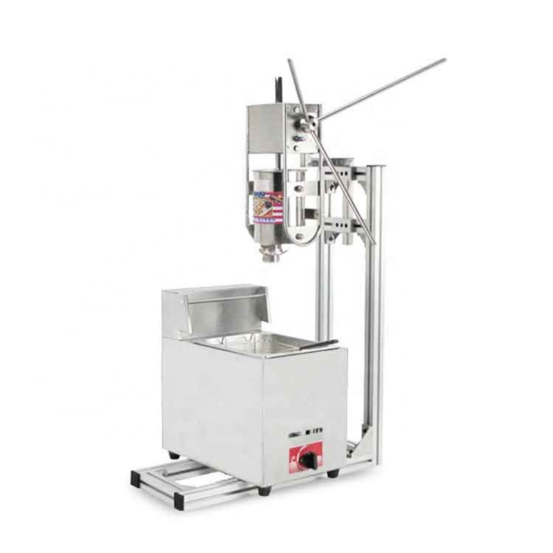 Stainless Steel 3 Liter Churros Maker Churros Machine With 6L Gas Fryer Churros Waffle Maker Making 