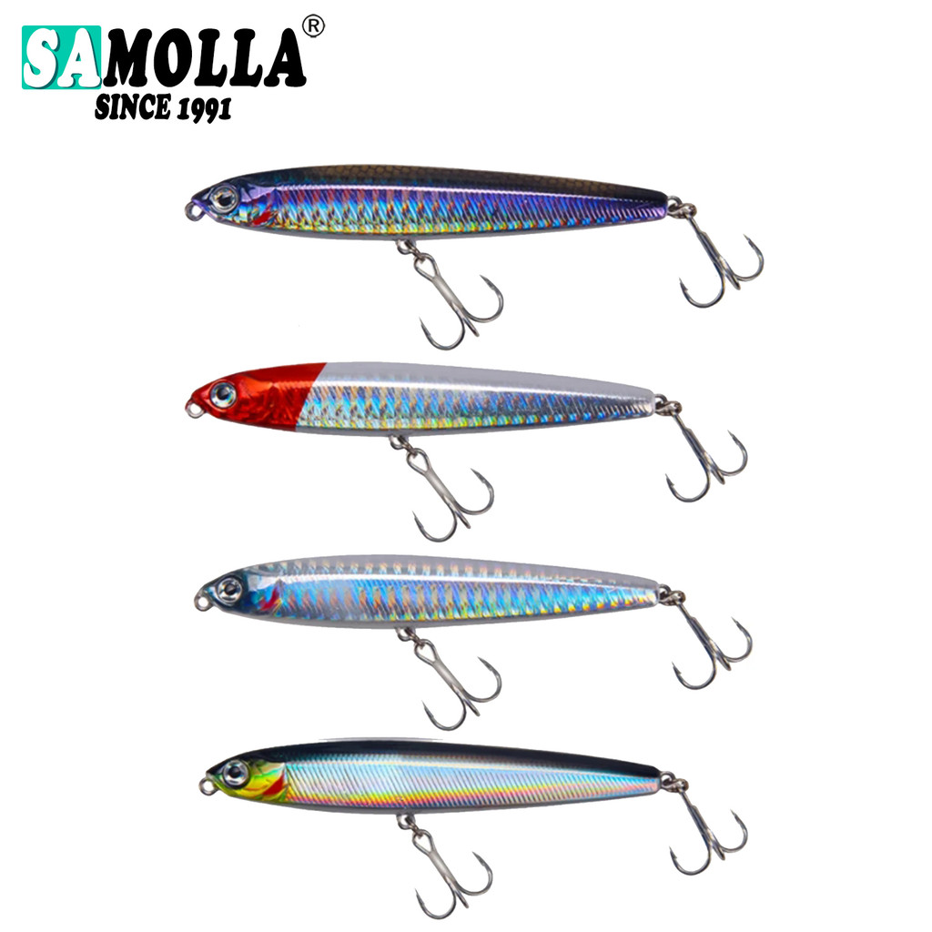 Fishing Lure 4pcs/set Pencil Sinking 10cm 24g Bass Fishing Tackle Saltwater Lures Fish Bait Trolling