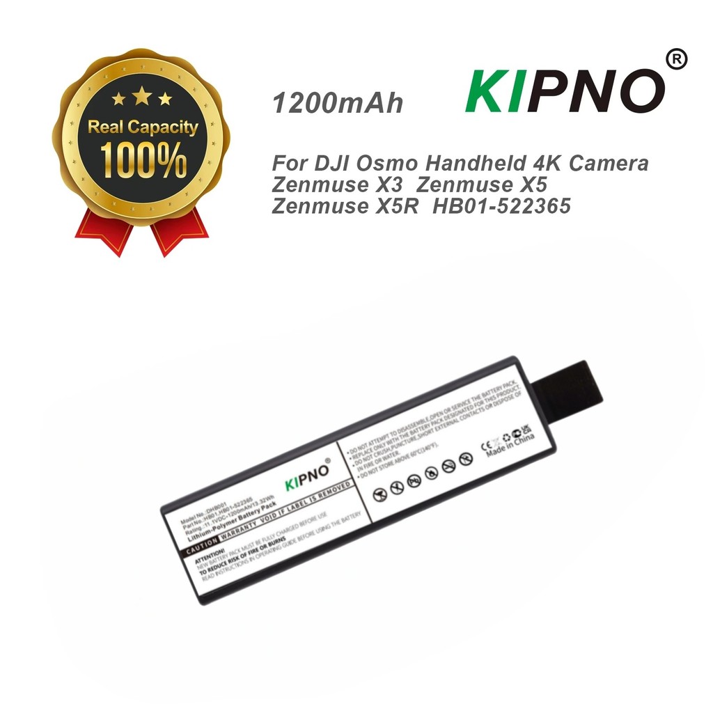 KIPNO Camera 1200mAh Battery For DJI HB01 HB01-522365 Osmo Handheld 4K Camera Zenmuse X3  X5  X5R HB
