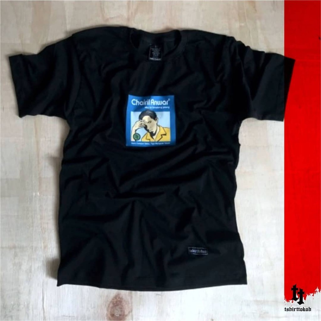Tshirttokoh - Kaos Tokoh Chairil Anwar Oskadon