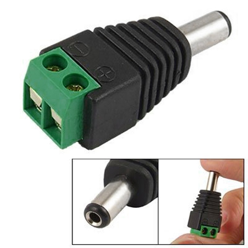 konektor jack male jantan adaptor serbaguna pompa dc 12v