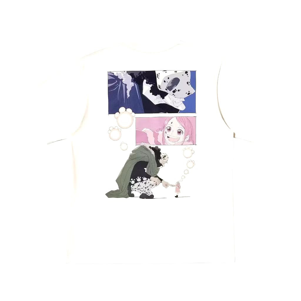 Tshirt Uniqlo x One Piece Kuma UT |   Kaos Lengan Pendek - Ivory