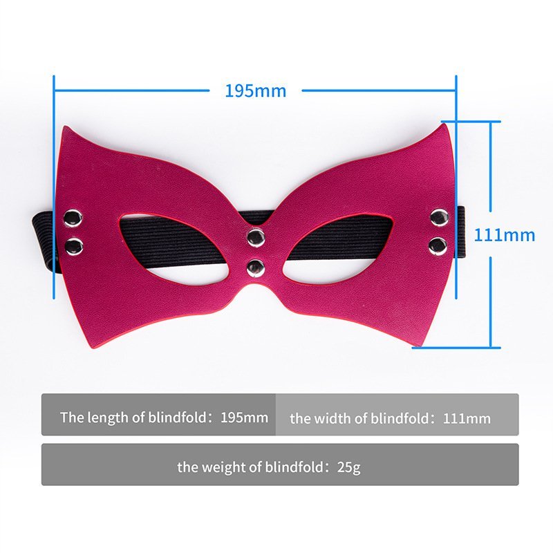 Custom Processing Sexy Products for Men and Women PU Leather Eye Mask SM Props Couple Sex Training S