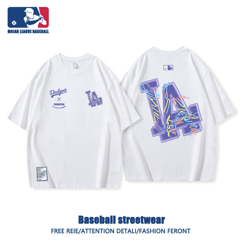 KAOS T-shirt MLB PREMIUM MIROR.COTTON 20'S KAOS MLB FULLTAG KAOS COWOK KAOS CEWEK READY STOK