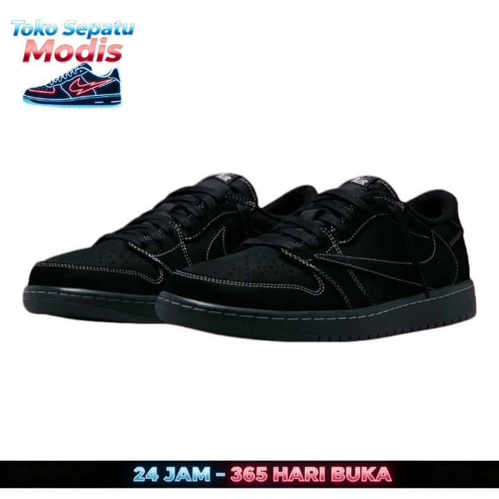 Travis Scott X Nike Air Jordan 1 Low OG Black Phantom