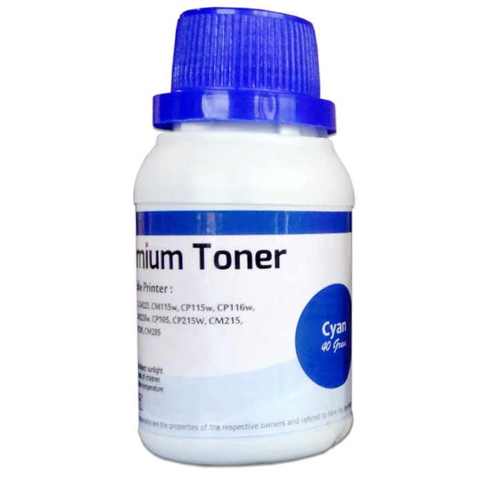 FixPrint Serbuk Bubuk Toner CP105 CP215W CM215 CM215FW CP205 Yellow