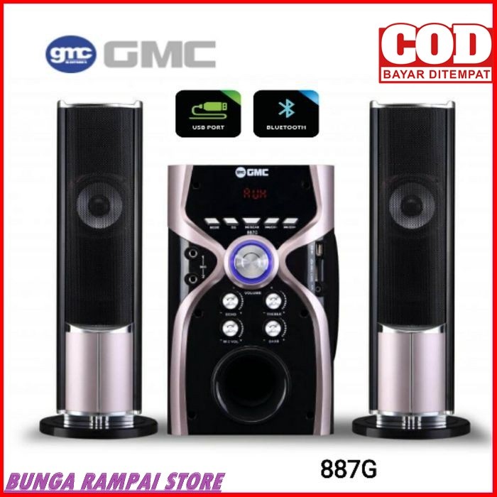 Speaker GMC 887G Multimedia Aktif BLUETOOTH USB FM RADIO KARAOKE