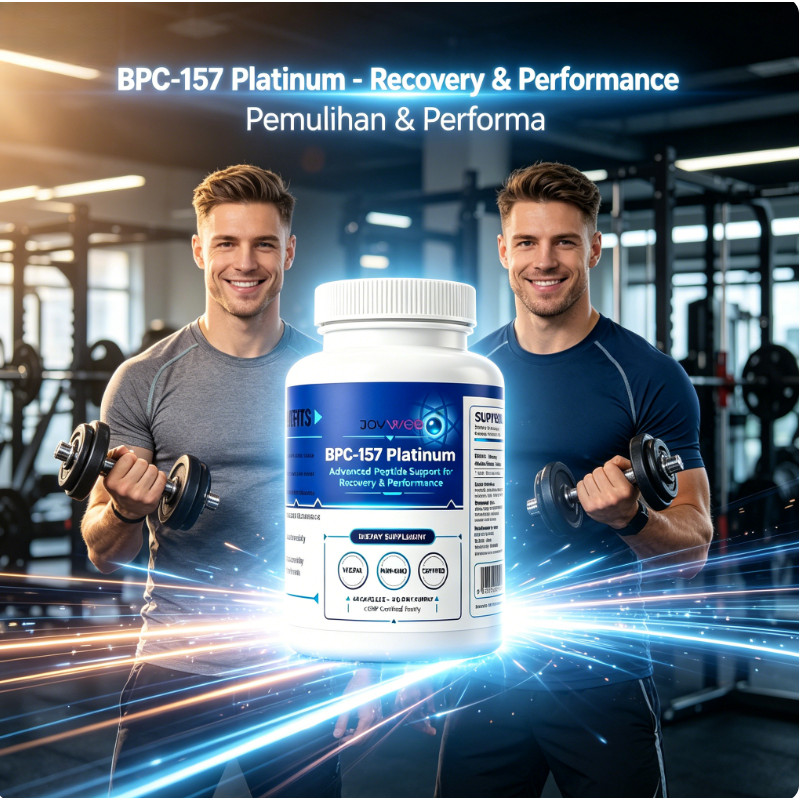 BPC-157 Platinum – Pemulihan Otot Sendi & Performa Tubuh Optimal 60 Kapsul COB9006