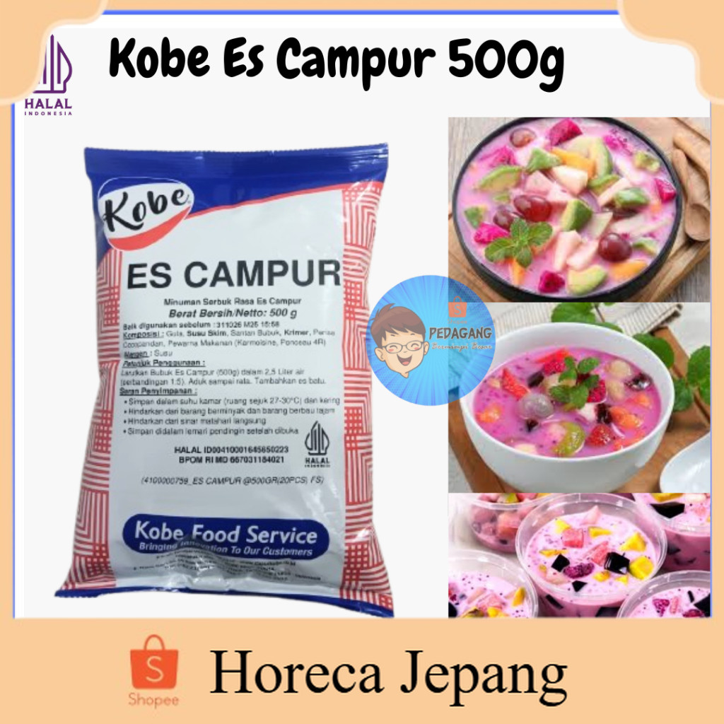 [HRC] Kobe Es Campur 500g / Bubuk Minuman Es Campur / Minuman Segar Praktis / Es Campur Instan / Bub