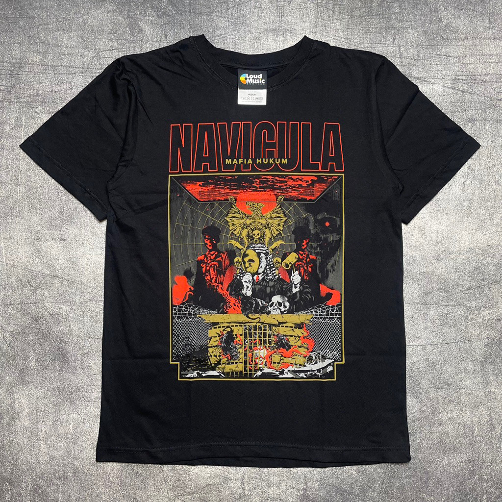 Tshirt NAVICULA - MAFIA HUKUM  Cotton Combad 24s