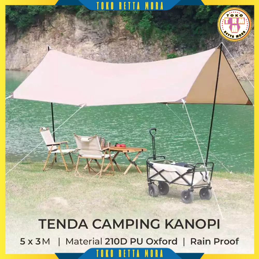 Buizel Flysheet Terpal Tenda Camping Waterproof Anti UV - B3