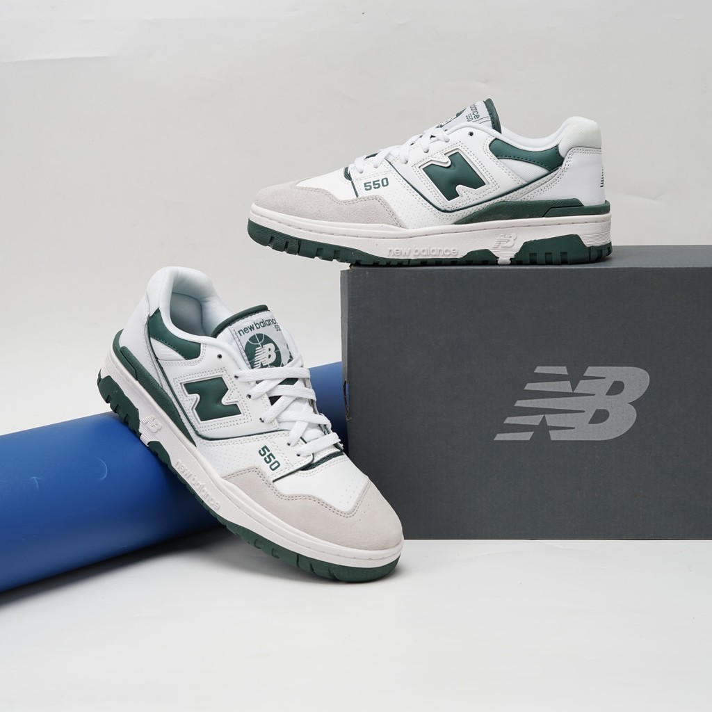 New Balance  550 White Green