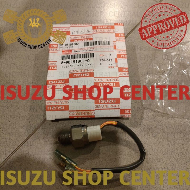 SWITCH SWIT SOKET LAMPU MUNDUR ATRET ISUZU PANTHER KAPSUL ORIGINAL GENUINE PART