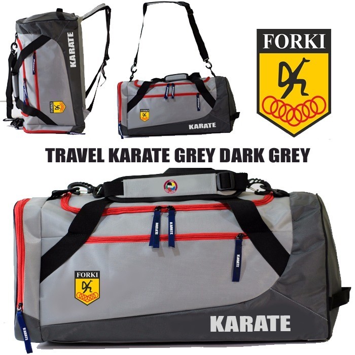 CANDUSHOP TAS KOMITE KARATE - TRAVEL BAG KEJUARAAN KARATE - TAS KARATE DOJO - DUFFLE BAG KARATE - TA